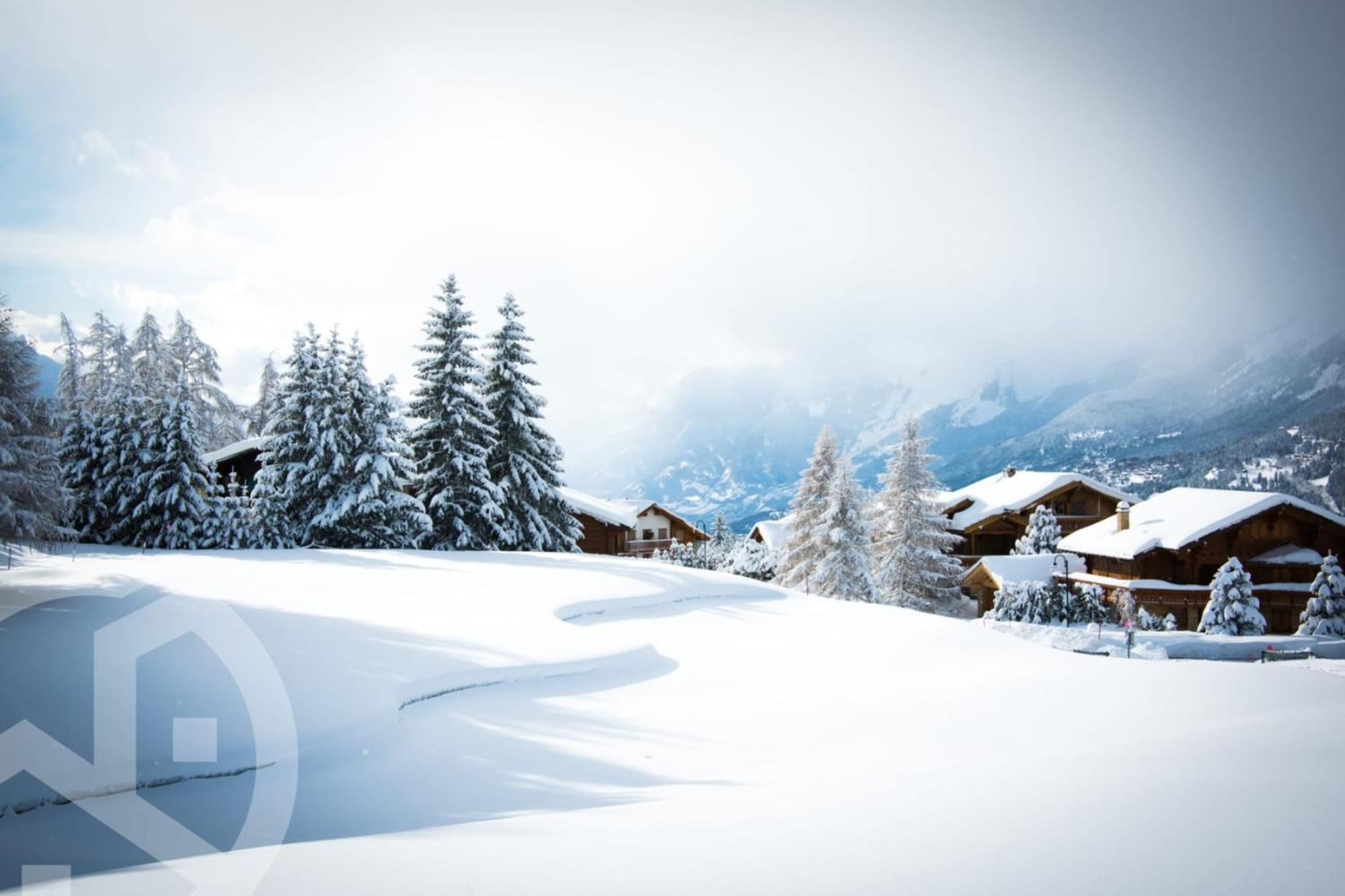 Villa Balcon vue pano sur Alpes - Hypercentre à Crans-Montana Extérieur photo